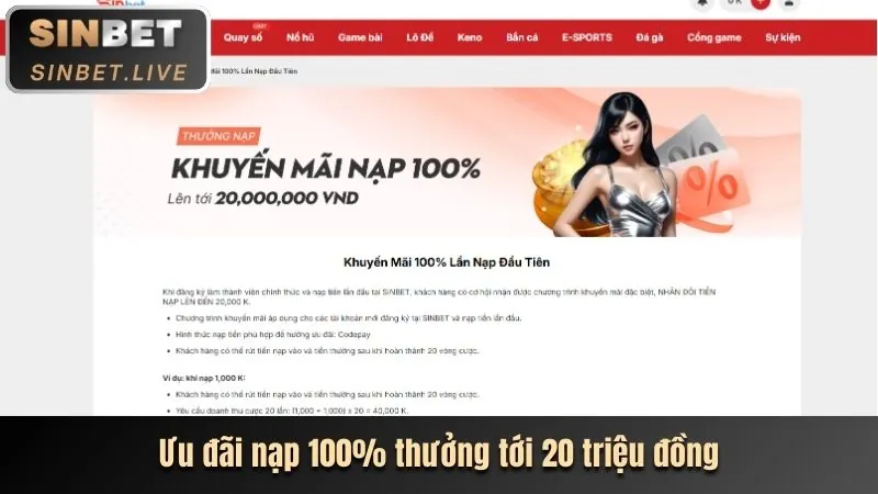 Bước 2: Nạp tiền vào tài khoản 888slot